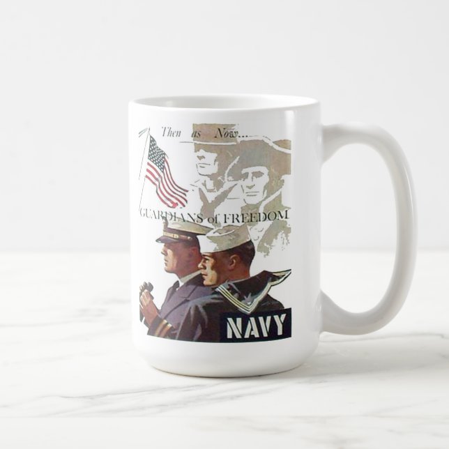 Marinförmyndare av frihetskaffekoppen kaffemugg (Höger)