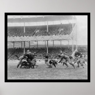 Marinfotboll på Polojordningen, NY 1916 Poster