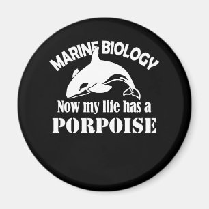 Maring Biology nu har mitt liv en portpos T Shirt Magnet