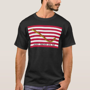 Marinjackflagga - gå inte på mig tee shirt