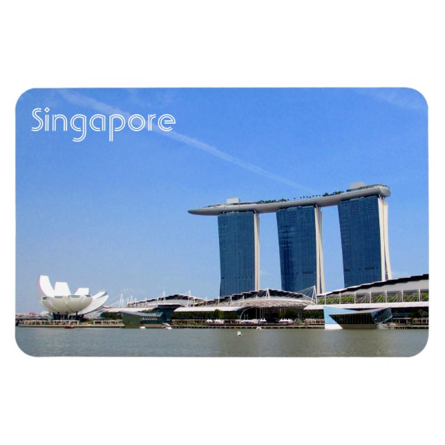 marinkaj av singapore magnet (Horisontell)