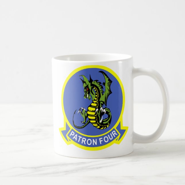 Marinpatrullskvadron VP-4 Kaffemugg (Höger)