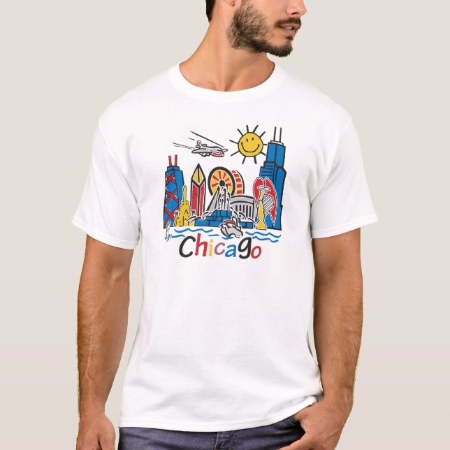 Marinpir Chicago T-shirt (Framsida)