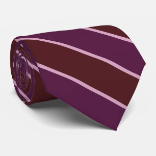 Marinröda, Magenta Och Rosa Diagonala Ränder  Slips