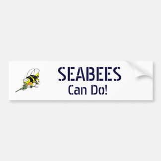 MarinSeabees kan göra! Bildekal