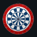 marint blått, vitt och rött ritbord darttavla<br><div class="desc">av asyrum</div>