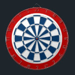 marint blått, vitt och rött ritbord darttavla<br><div class="desc">av asyrum</div>