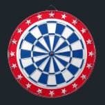 marint blått, vitt och rött ritbord darttavla<br><div class="desc">av Maydaze</div>