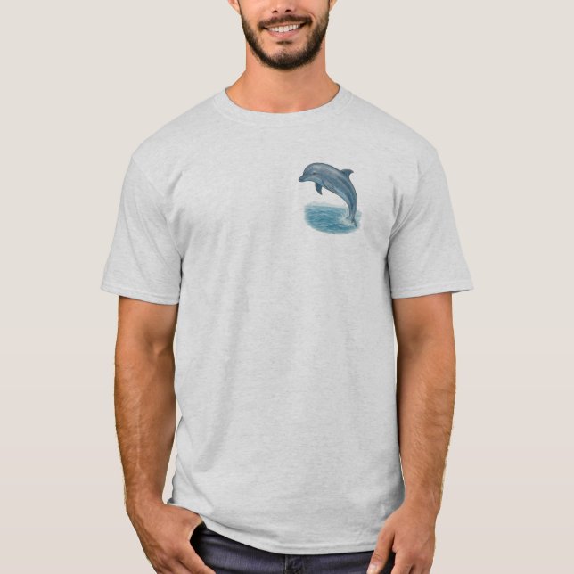 Marint tema - Delfin T Shirt (Framsida)