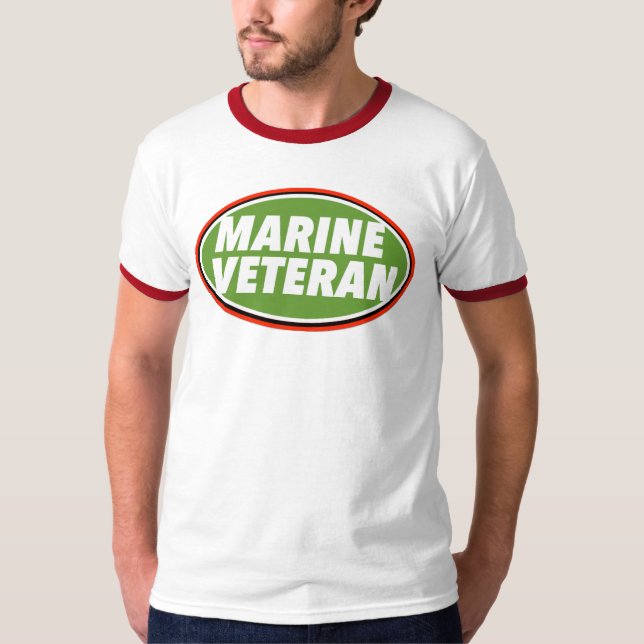 Marinvetorantrycknovitet T Shirt (Framsida)