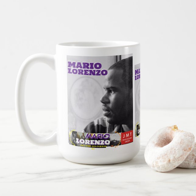 MARIO LORENZO JMT T-Shirt Kaffemugg (Med munk)
