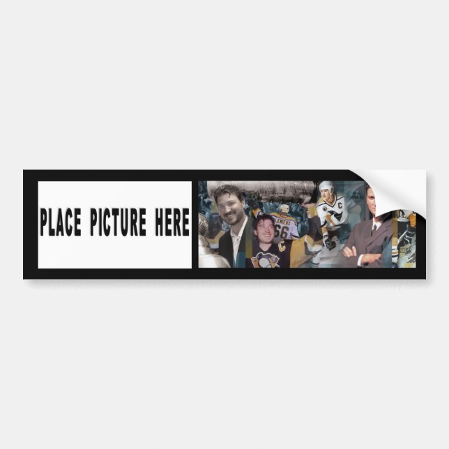 Mario Mosaic Bumper Sticker w/ Individual Photo Bildekal (Framsidan)