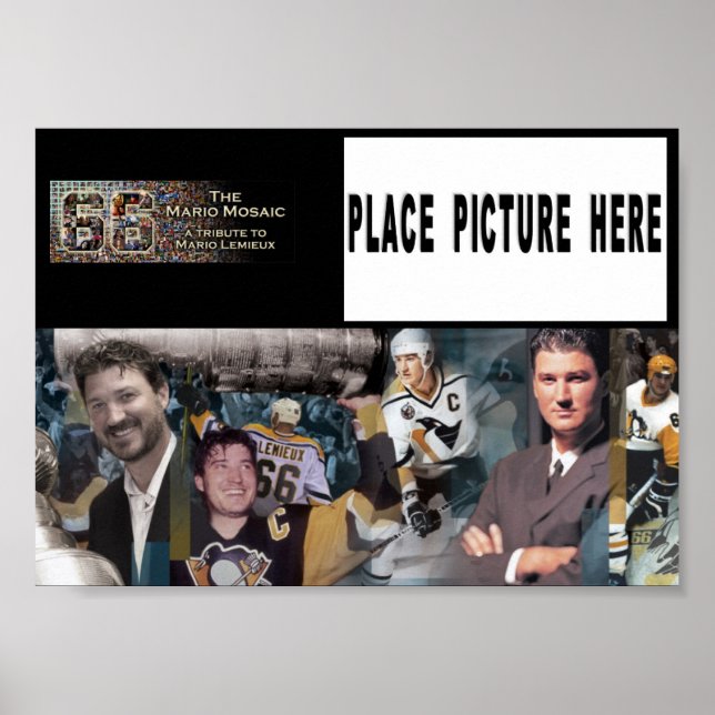 Mario Mosaic Poster med individuellt foto (Framsidan)