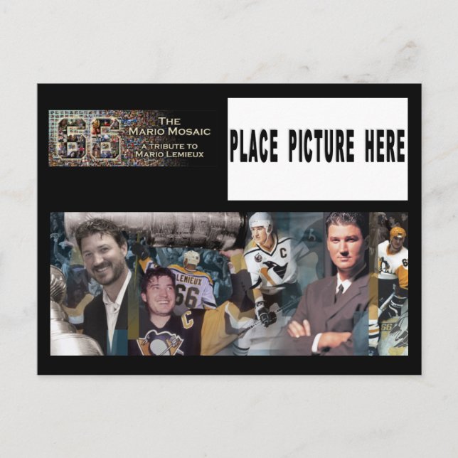 Mario Mosaic vycard w/ Individuellt foto Vykort (Framsida)