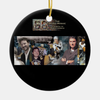 Mario mosaisk prydnad med individfotoet julgransprydnad keramik