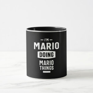 Mario Personlig Namn Birthday Gift Mugg