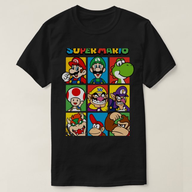 mario t shirt (Design framsida)