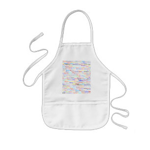 Mario Text Design II Kids Apron Barnförkläde