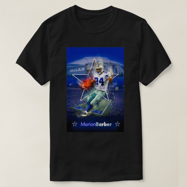 Marion Barber III 4 T Shirt (Design framsida)