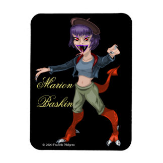 MARION BASKIN 3-tums x 4-tums flexibel fotomagnet Magnet