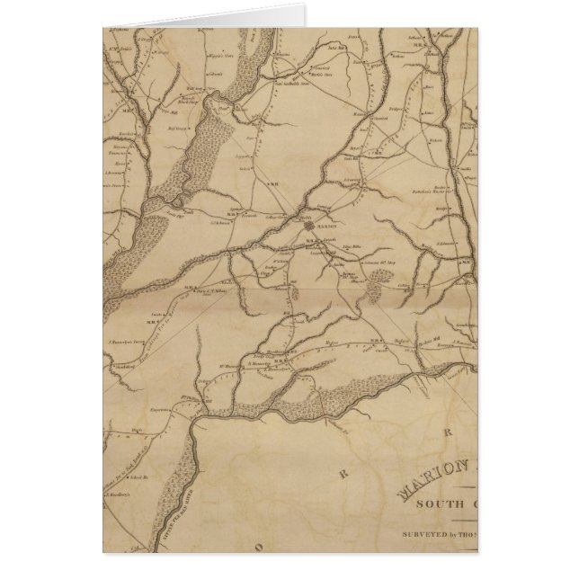Marion District, South Carolina Hälsningskort (Framsidan)