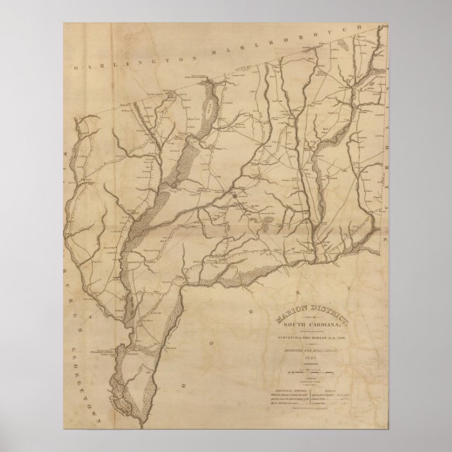 Marion District, South Carolina Poster (Framsidan)