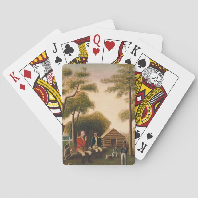 Marion Feasting från den brittiske tjänstemannen Spelkort (Baksidan)