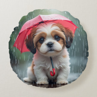 marionettdyna rund kudde