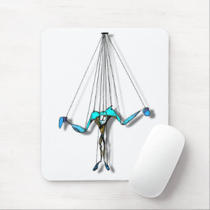 Marionette String Puppet Tecknade figurer Musmatta