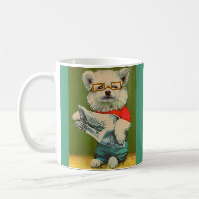marionettutskrift kaffemugg (Vänster)