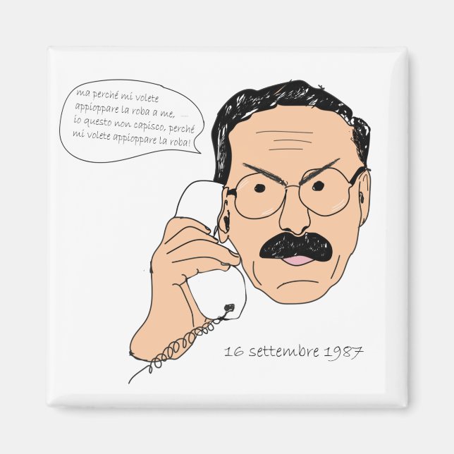 Mario's Mobila skämt Magnet (Framsidan)