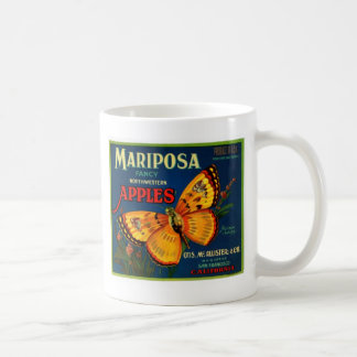 Mariposa äpplen kaffemugg
