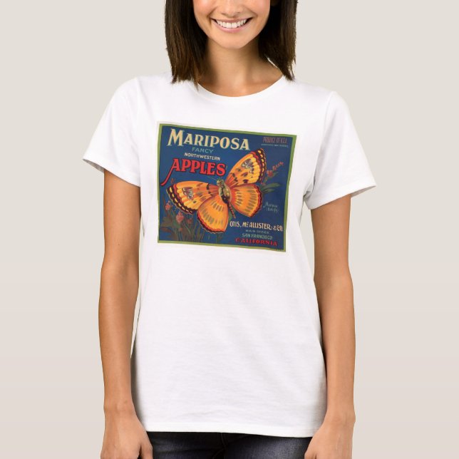 Mariposa äpplen t shirt (Framsida)