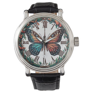 Mariposa en un bosque armbandsur