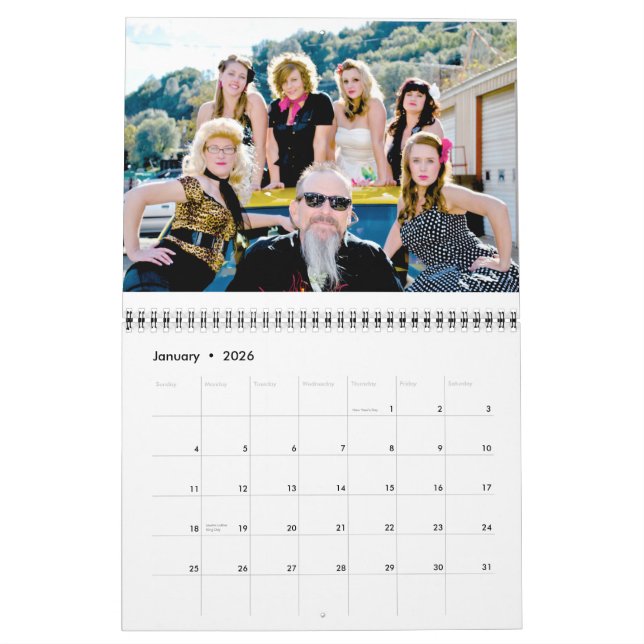 Mariposa kalenderflickor kalender (Jan 2026)