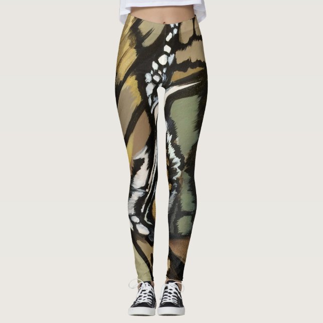 Mariposa Khaki Leggings (Framsida)