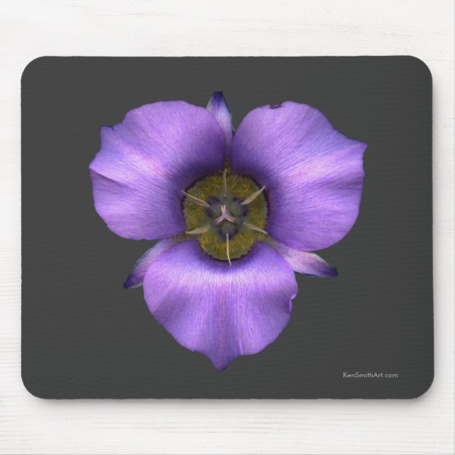 Mariposa lilja Mousepad, brunt Musmatta (Framsidan)