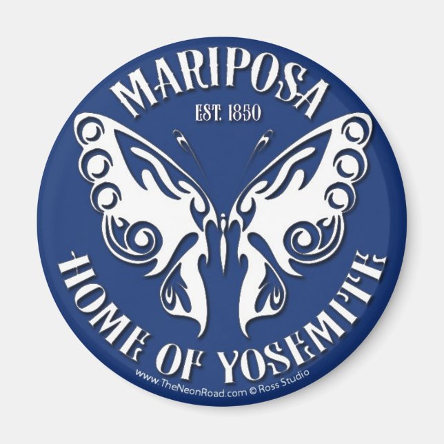 Mariposa Magnet 3 Round (Framsidan)
