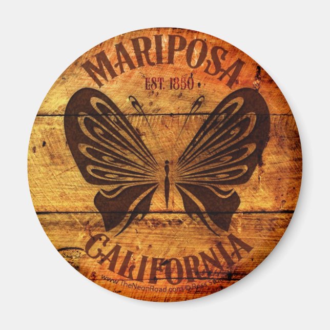 Mariposa Magnet 5 Round (Framsidan)