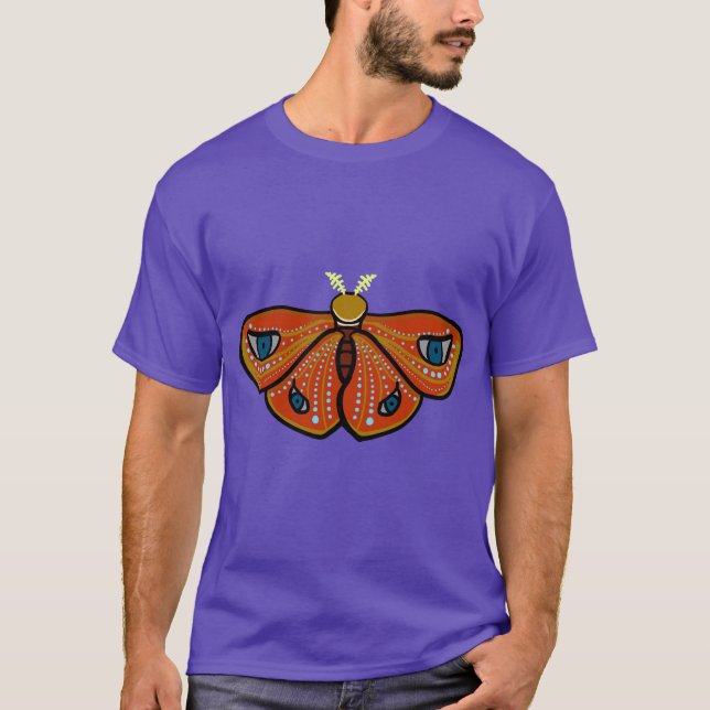 Mariposa Mística con Ojos T Shirt (Framsida)