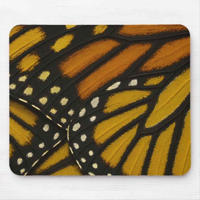 Mariposa Orange & Yellow Monarch Butterfly Wing Musmatta (Framsidan)
