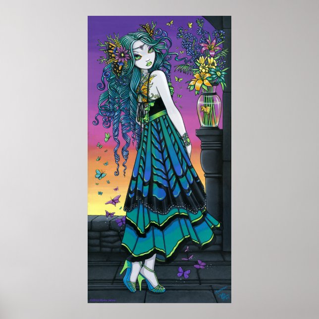 Mariposa Rainbow Butterfly Fairy Poster (Framsidan)