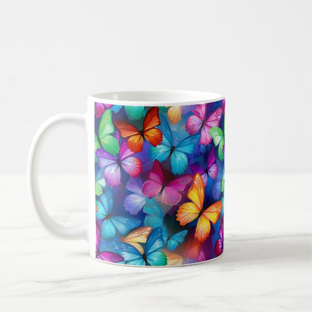 Mariposas arcoíris kaffemugg (Vänster)