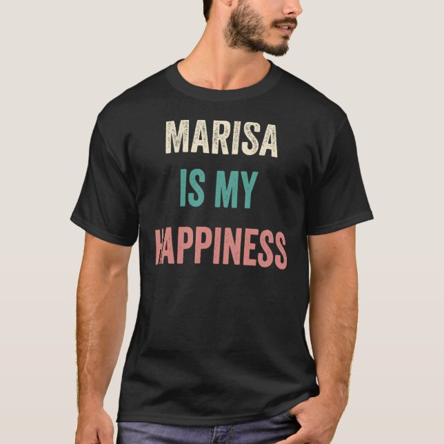 Marisa är min lycka t shirt (Framsida)