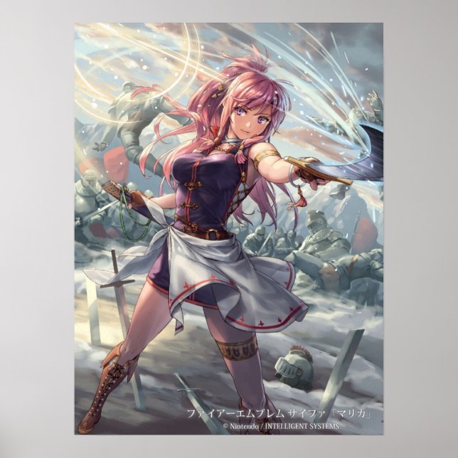 Marisa Fire Emblem Helig Stones Poster (Framsidan)