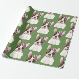 Marisol franska bulldoggen Inpackningspapper Presentpapper
