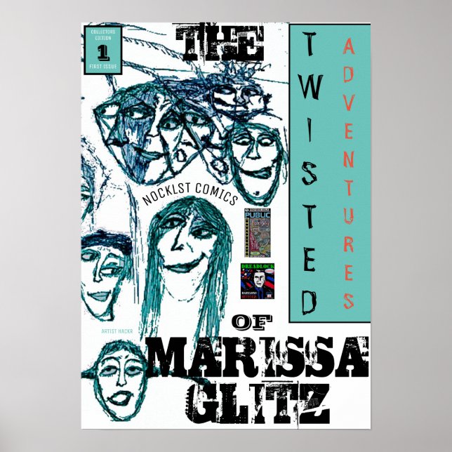 MARISSA GLITZ VÄNDA ÄVENTYR POSTER (Framsidan)