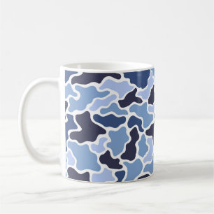 Maritim kamouflage kaffemugg