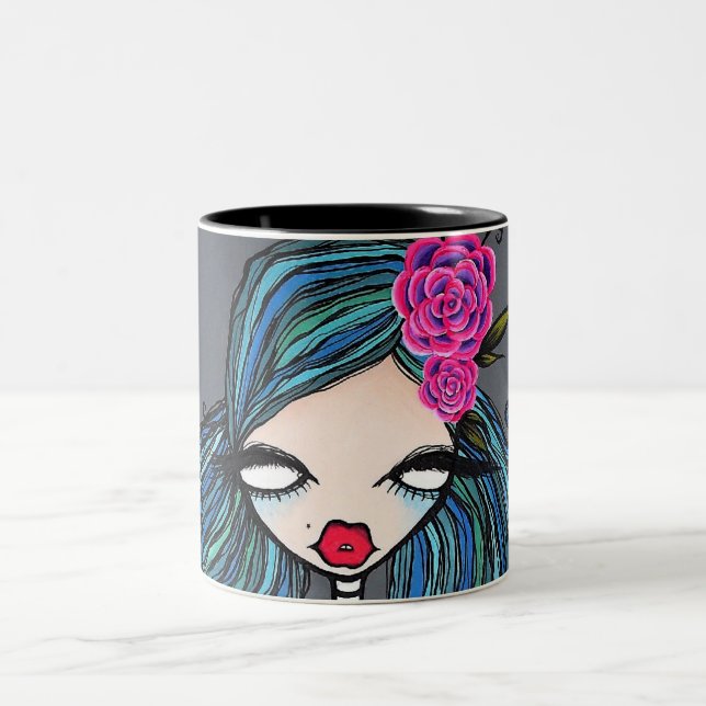 "Maritim" mugg, svart Två-Tonad Mugg (Center)