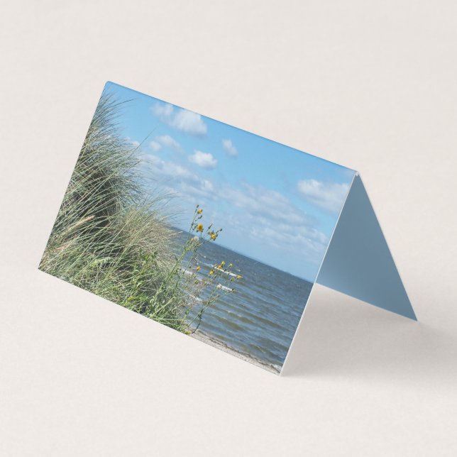 Maritim strand landskapsbyrå visitkort (Framsida)